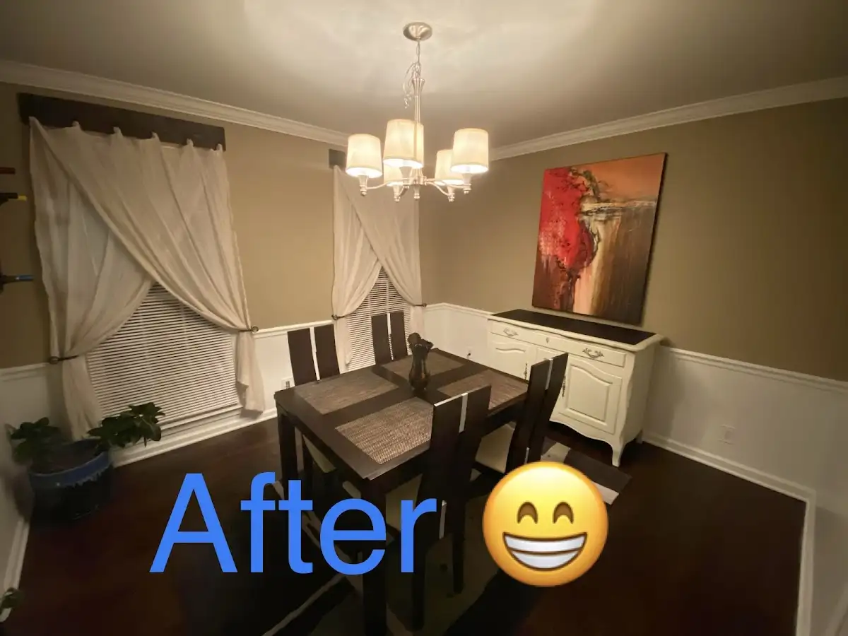 Professional dining room restoration after water damage in Bensenville